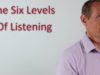 Levels of listening in leadership, management and coaching