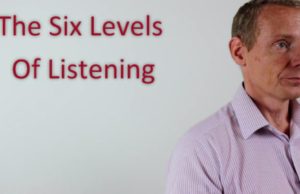 Levels of listening in leadership, management and coaching