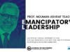 Nouman Ashraf Emancipatory Leadership webinar series on Inclusive activities